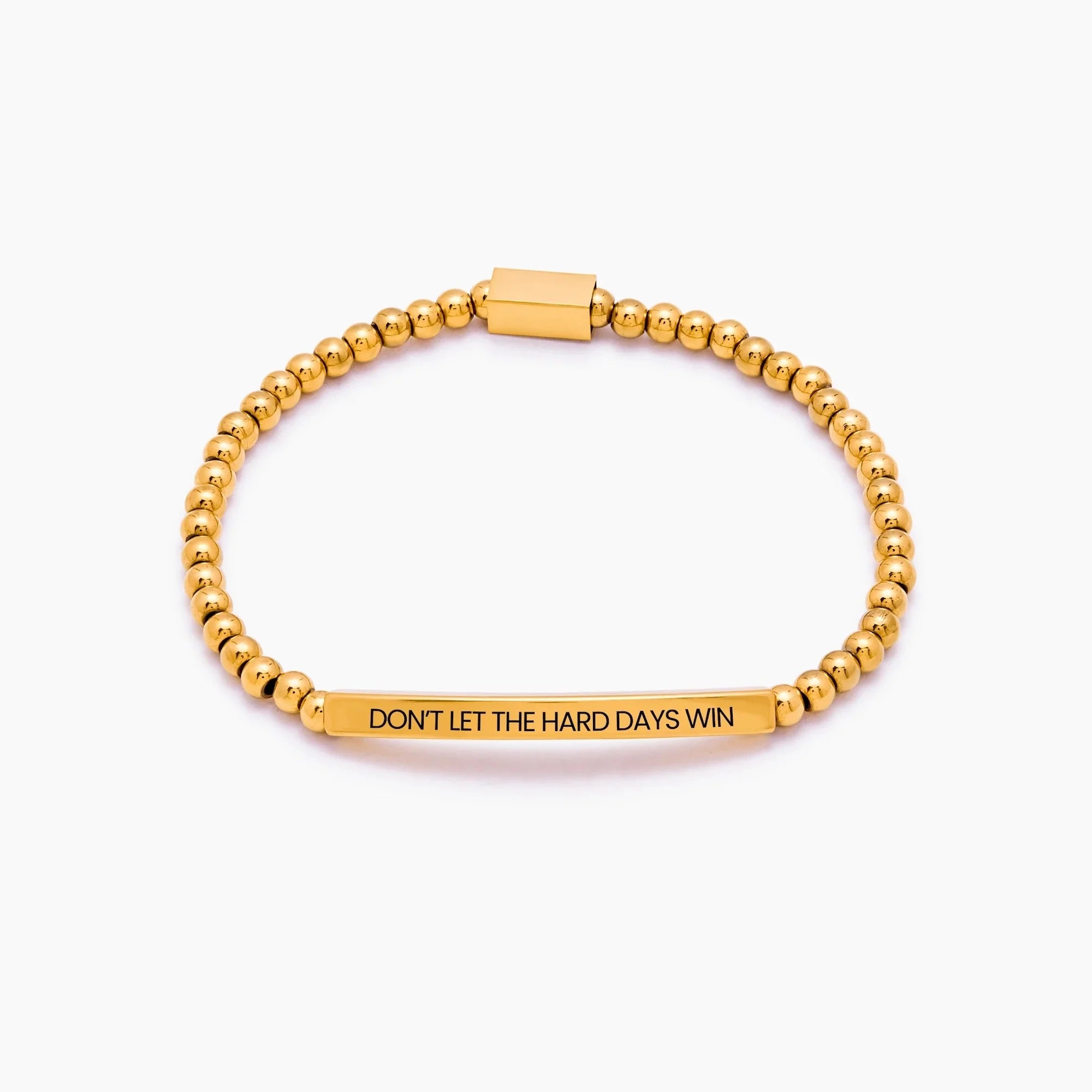 Bracelet "Ne laisse pas les jours difficiles l'emporter"