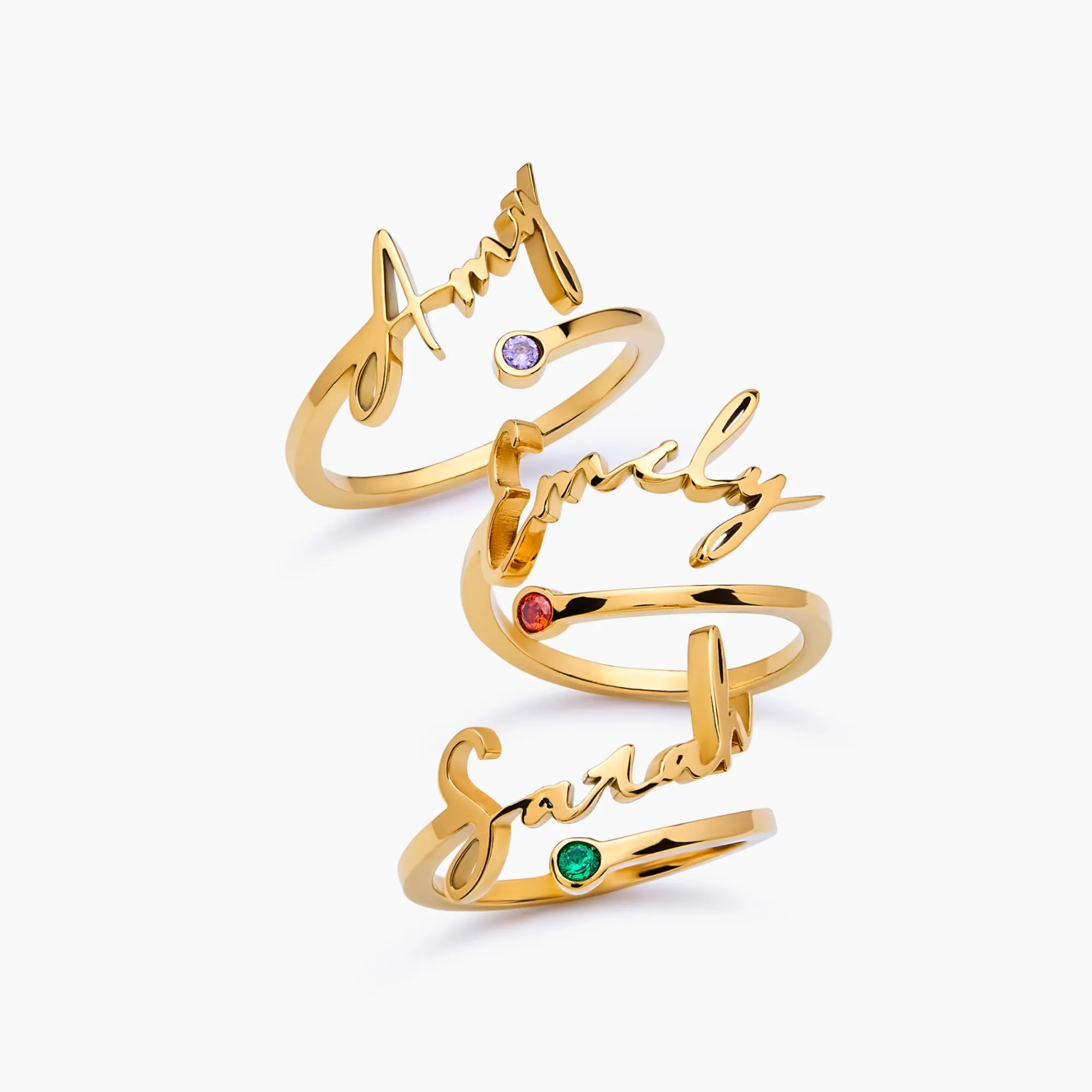 Bague Signature & Pierre de Naissance