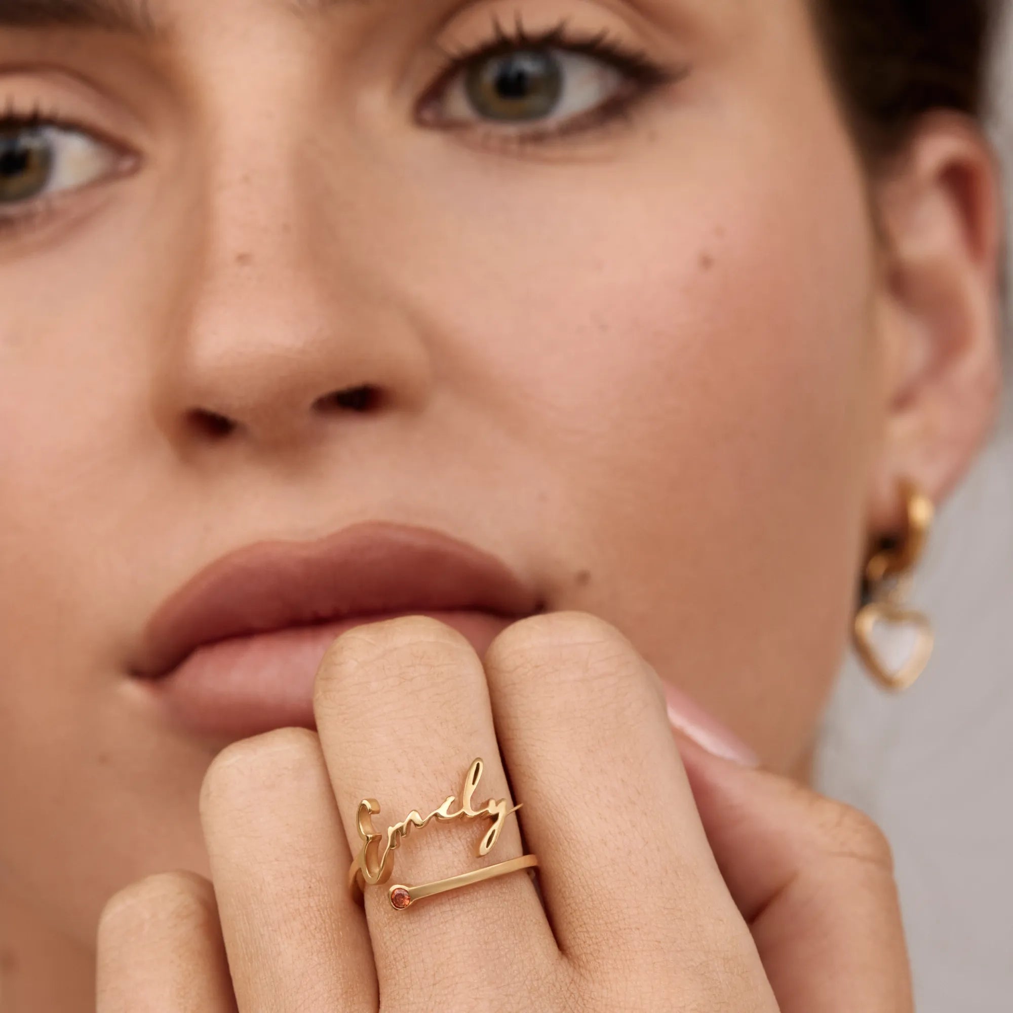 Bague Signature & Pierre de Naissance
