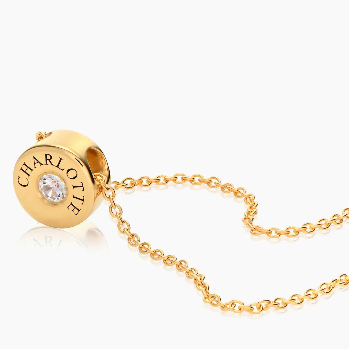 Collier Présence — Pierres de naissance et prénoms gravés