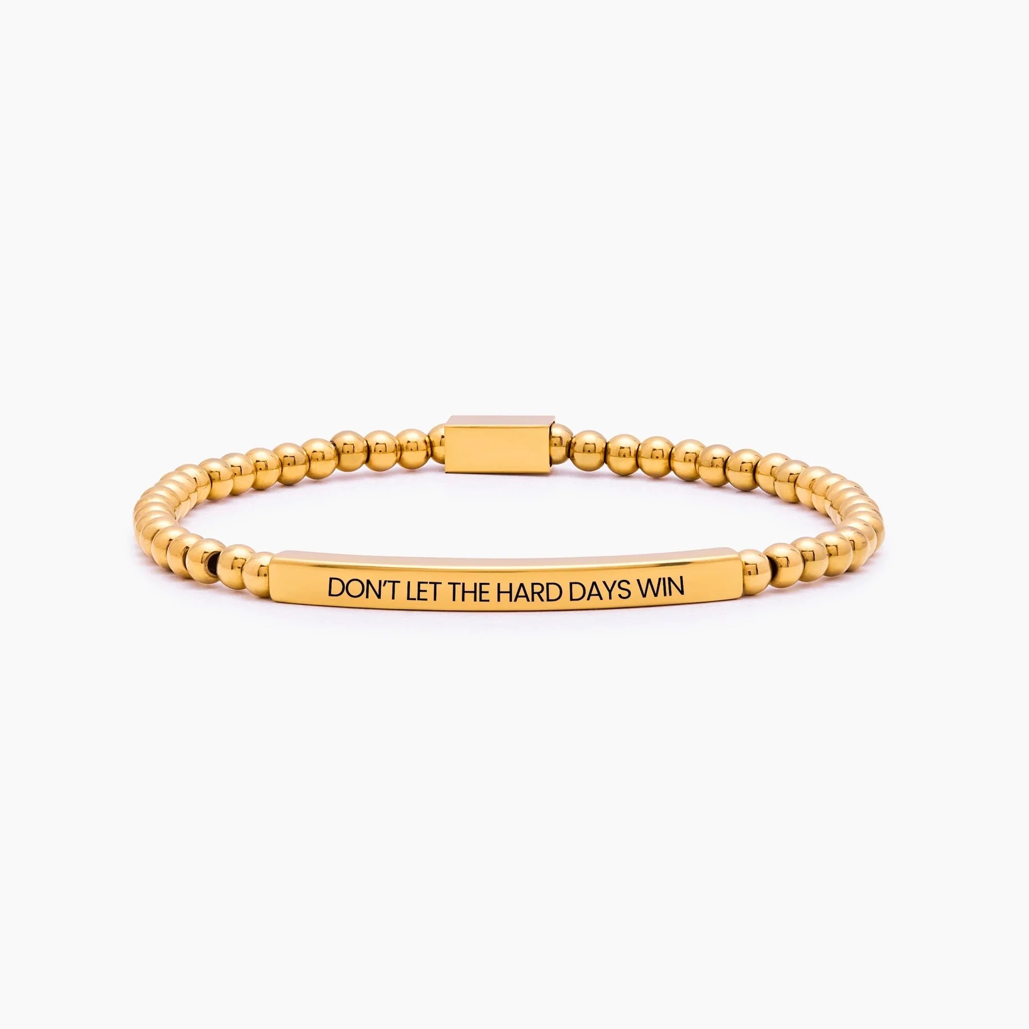 Bracelet "Ne laisse pas les jours difficiles l'emporter"