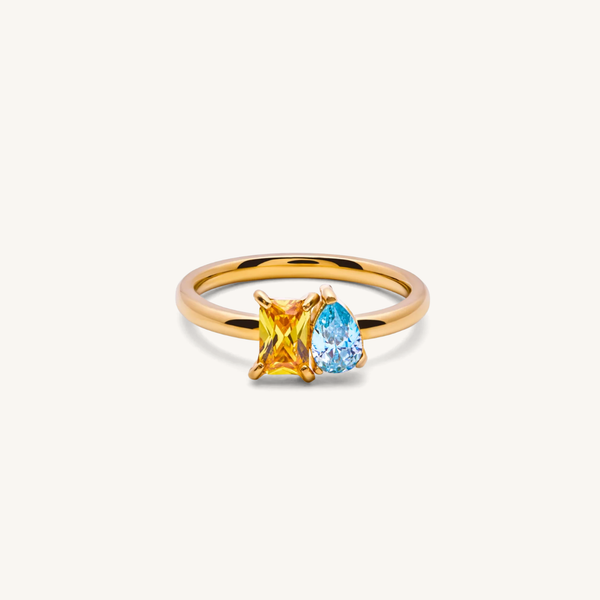 Bague Duo Pierres de Naissance
