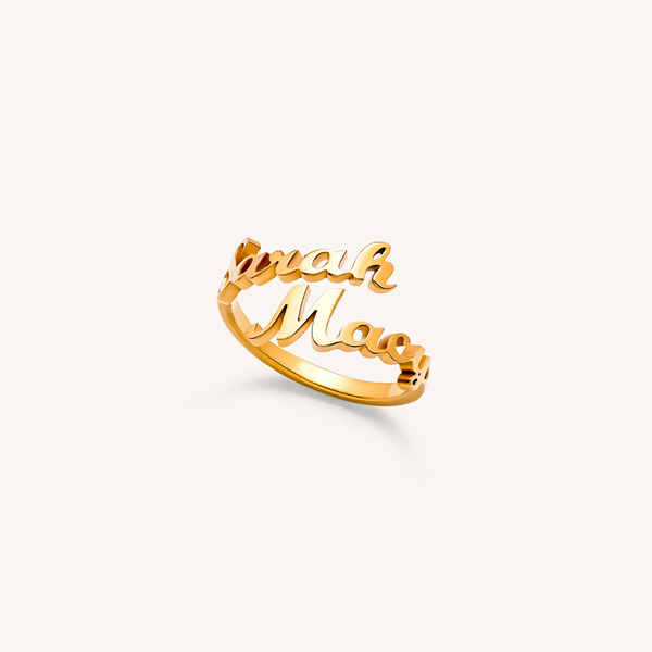 Bague Duo Prénoms