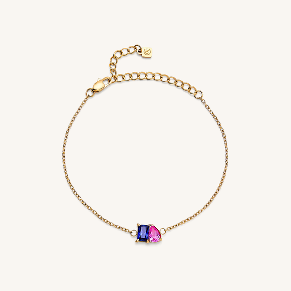 Bracelet Duo Pierres de Naissance