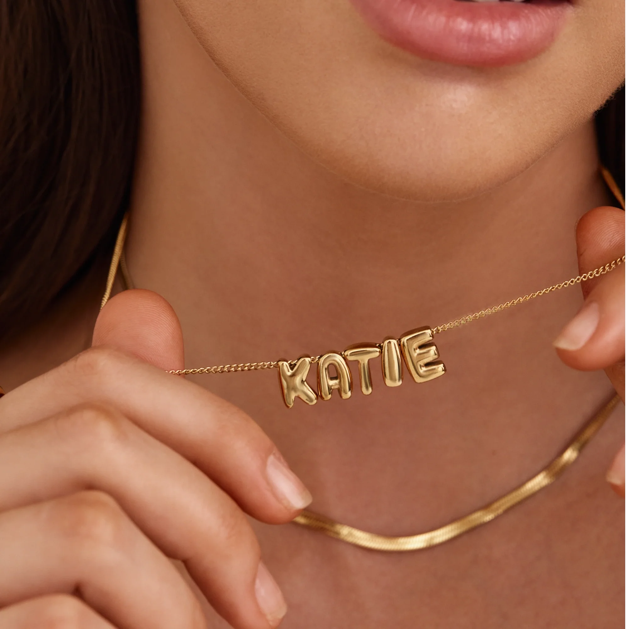 Collier Prénom Bubble