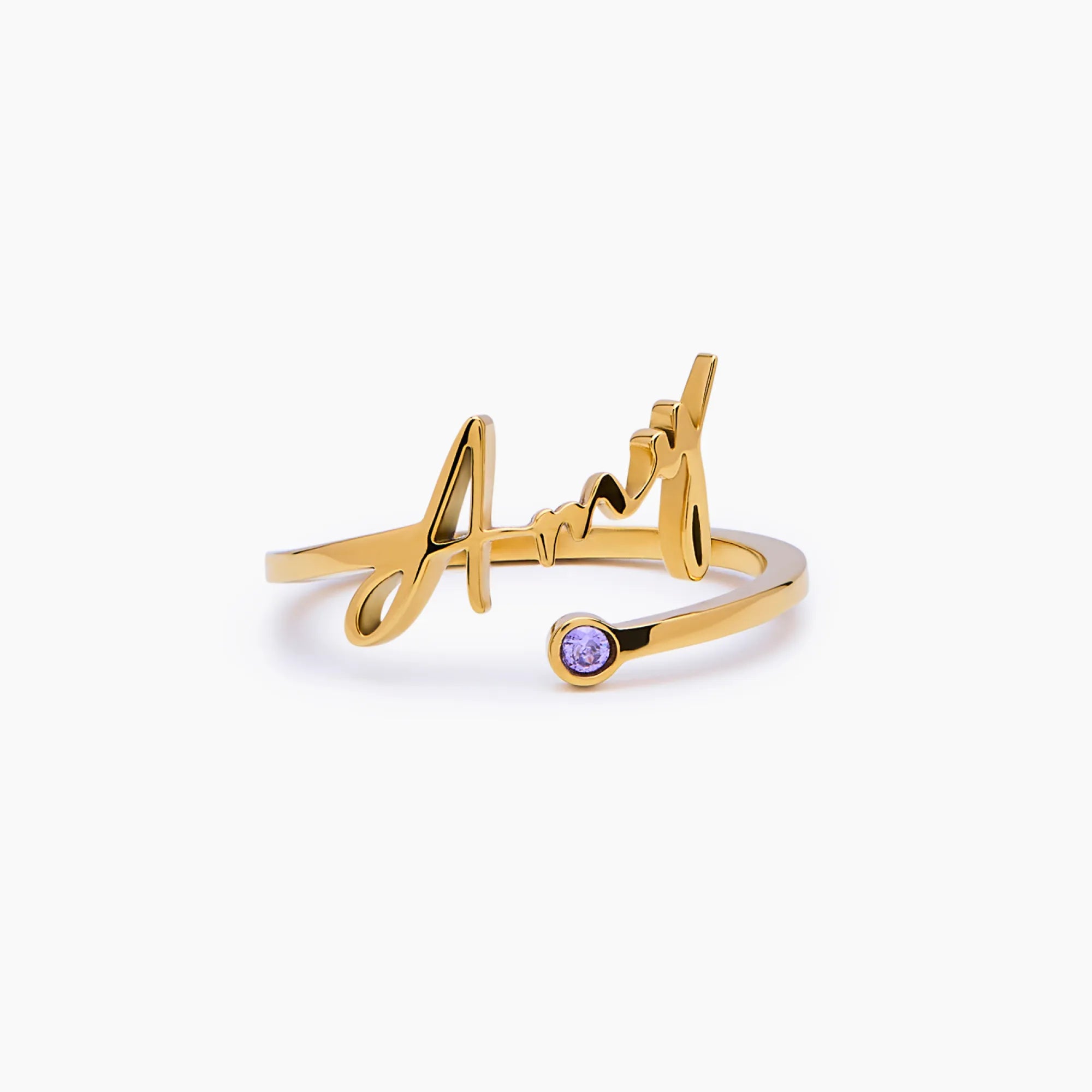 Bague Signature & Pierre de Naissance