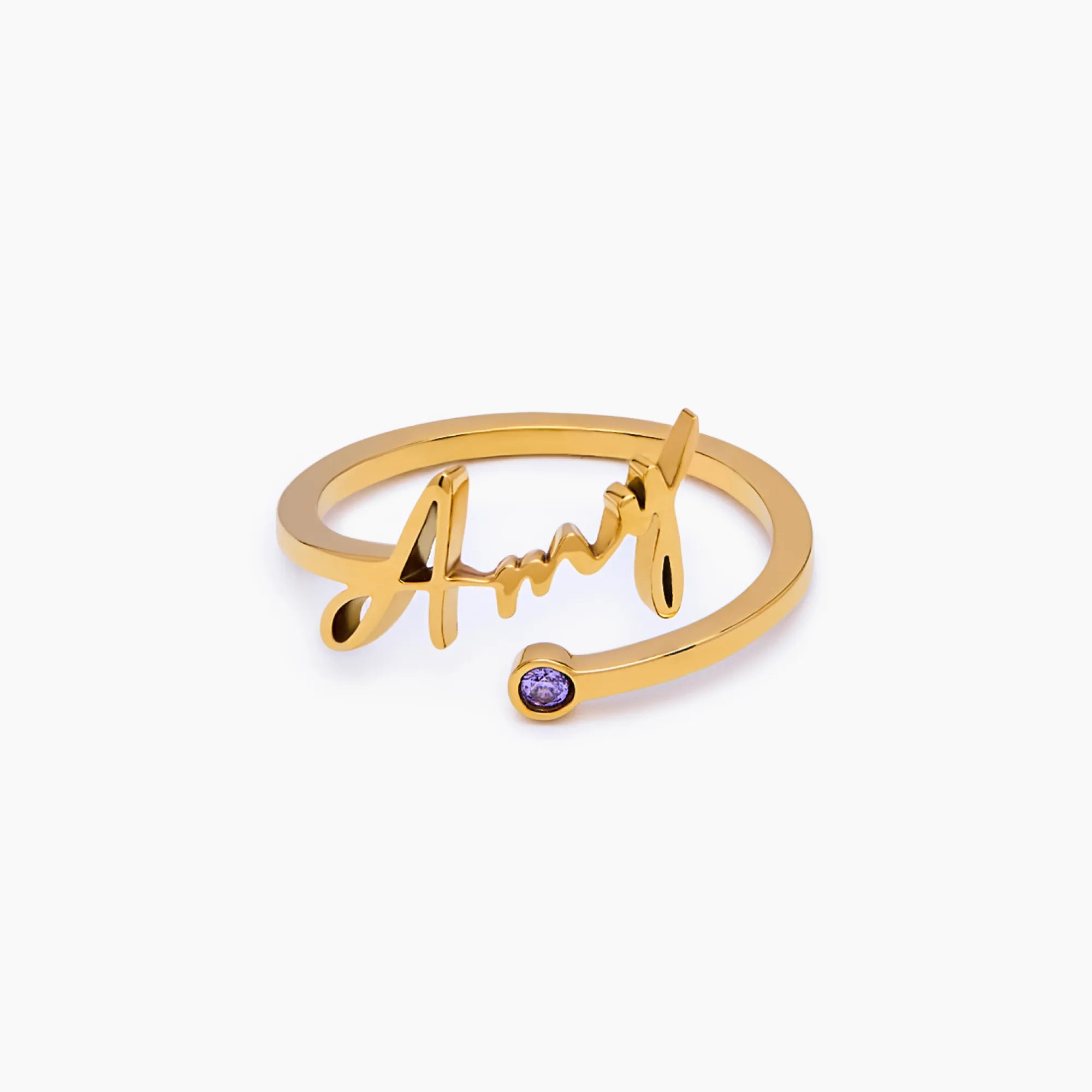 Bague Signature & Pierre de Naissance
