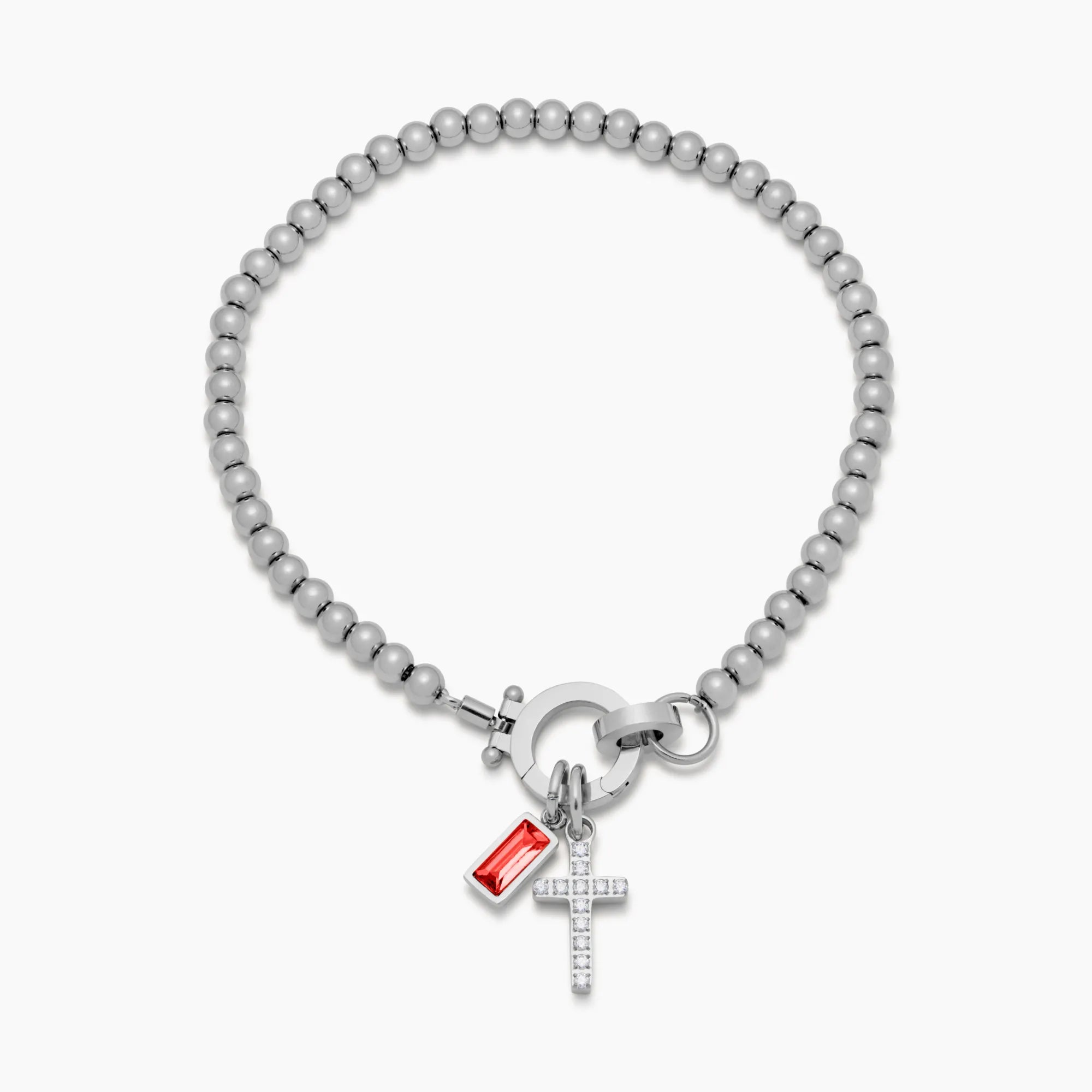 Bracelet Croix & Pierre de Naissance