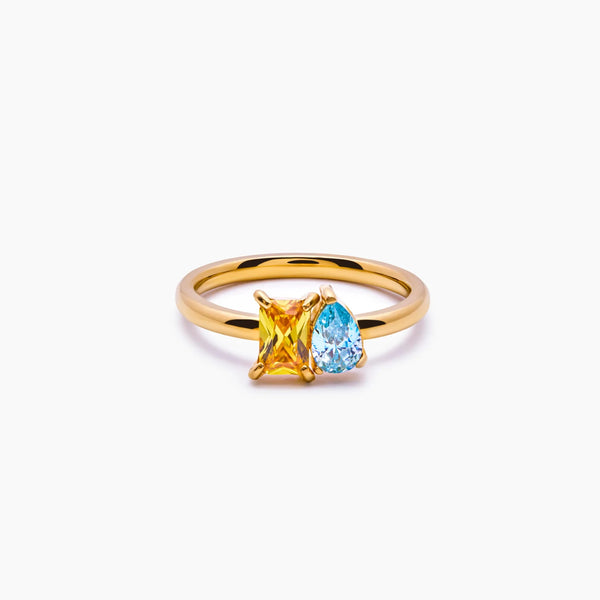 Bague Duo Pierres de Naissance